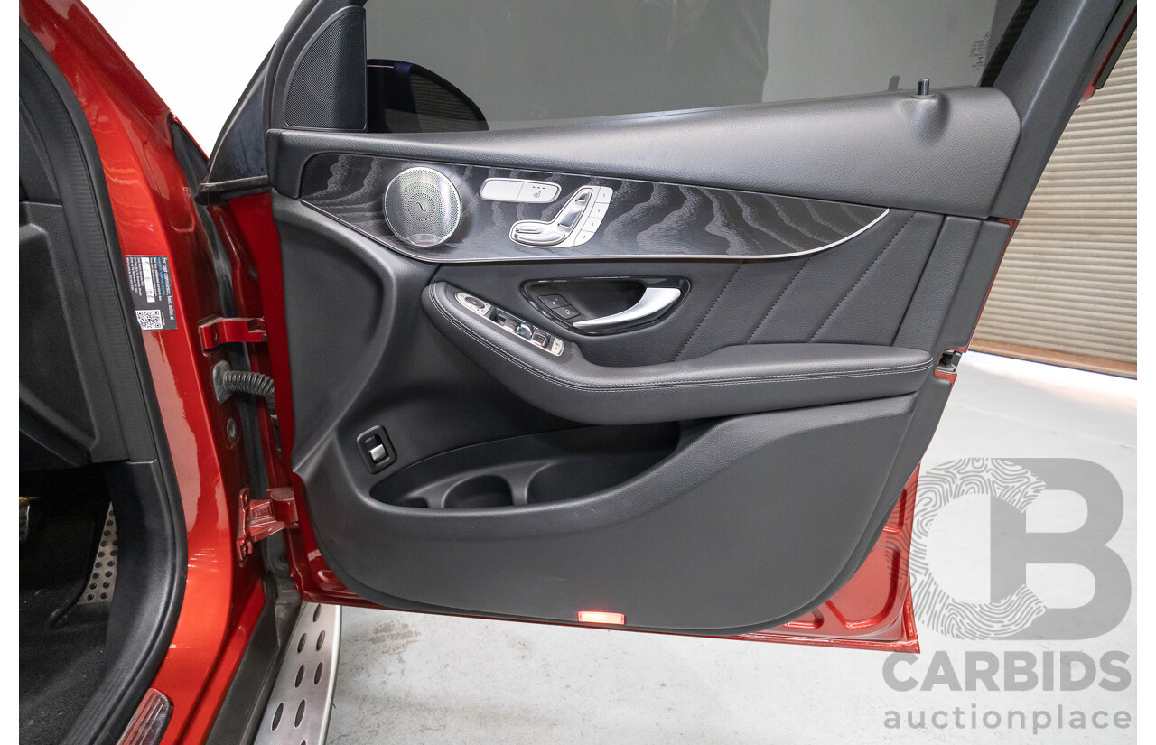 3/2019 Mercedes-Benz GLC 250 AMG Line (AWD) 253 MY19 4d Wagon Hyacinth Red Metallic Turbo 2.0L