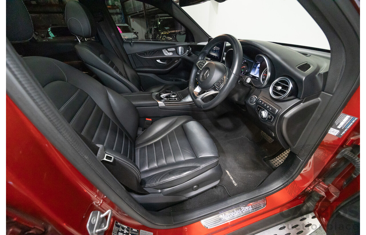 3/2019 Mercedes-Benz GLC 250 AMG Line (AWD) 253 MY19 4d Wagon Hyacinth Red Metallic Turbo 2.0L