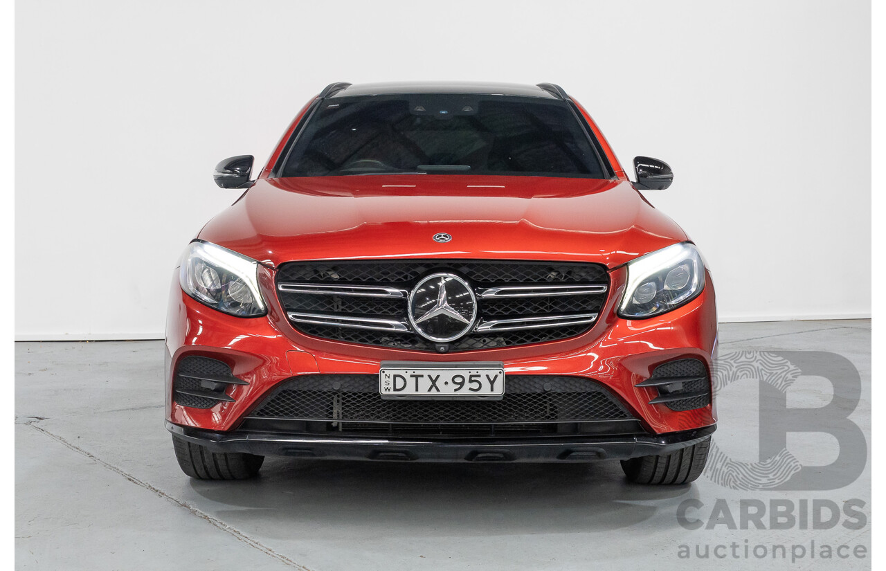 3/2019 Mercedes-Benz GLC 250 AMG Line (AWD) 253 MY19 4d Wagon Hyacinth Red Metallic Turbo 2.0L