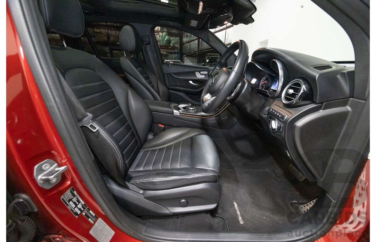3/2019 Mercedes-Benz GLC 250 AMG Line (AWD) 253 MY19 4d Wagon Hyacinth Red Metallic Turbo 2.0L