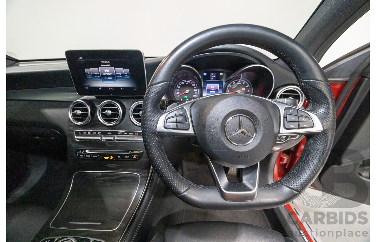 3/2019 Mercedes-Benz GLC 250 AMG Line (AWD) 253 MY19 4d Wagon Hyacinth Red Metallic Turbo 2.0L