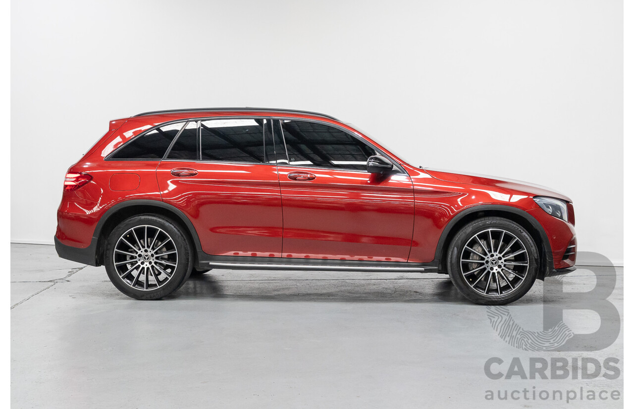 3/2019 Mercedes-Benz GLC 250 AMG Line (AWD) 253 MY19 4d Wagon Hyacinth Red Metallic Turbo 2.0L