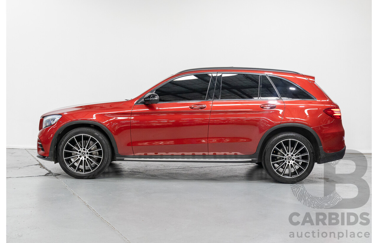 3/2019 Mercedes-Benz GLC 250 AMG Line (AWD) 253 MY19 4d Wagon Hyacinth Red Metallic Turbo 2.0L