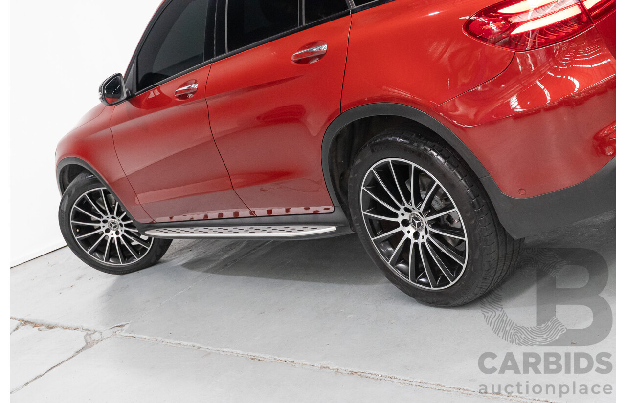 3/2019 Mercedes-Benz GLC 250 AMG Line (AWD) 253 MY19 4d Wagon Hyacinth Red Metallic Turbo 2.0L