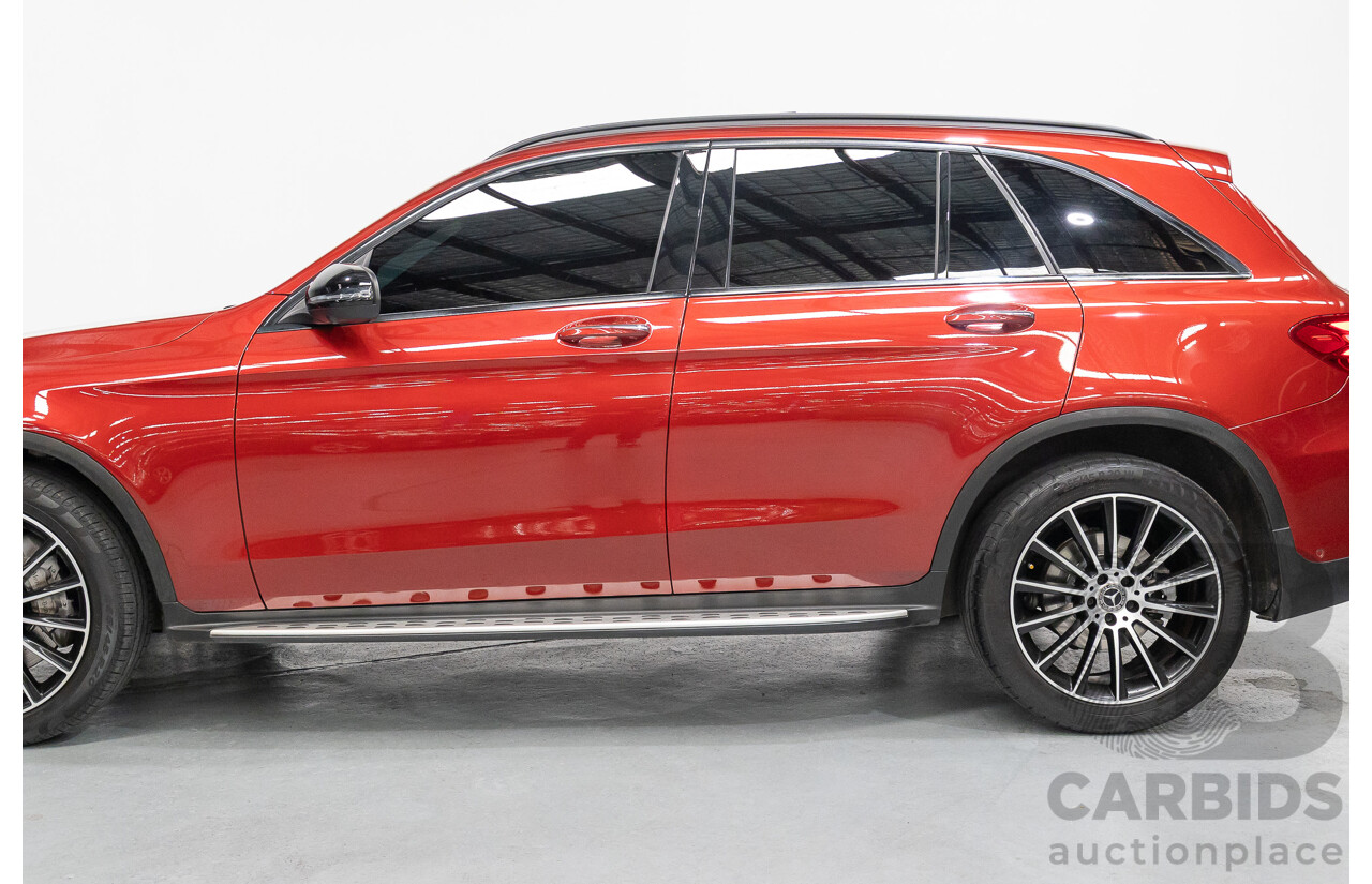 3/2019 Mercedes-Benz GLC 250 AMG Line (AWD) 253 MY19 4d Wagon Hyacinth Red Metallic Turbo 2.0L