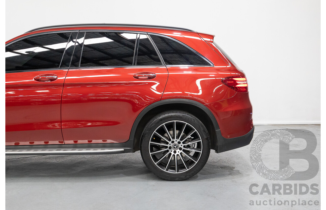3/2019 Mercedes-Benz GLC 250 AMG Line (AWD) 253 MY19 4d Wagon Hyacinth Red Metallic Turbo 2.0L