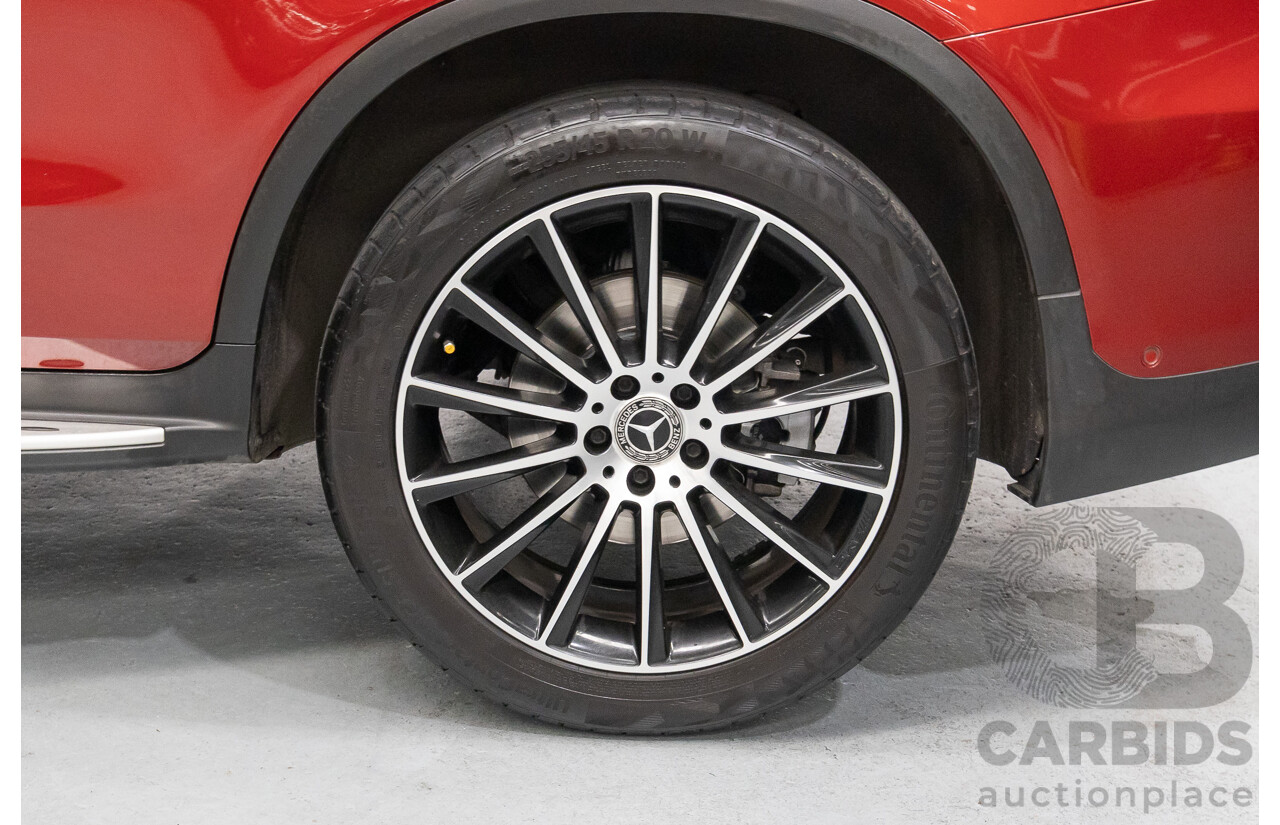 3/2019 Mercedes-Benz GLC 250 AMG Line (AWD) 253 MY19 4d Wagon Hyacinth Red Metallic Turbo 2.0L