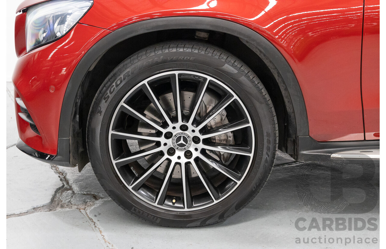 3/2019 Mercedes-Benz GLC 250 AMG Line (AWD) 253 MY19 4d Wagon Hyacinth Red Metallic Turbo 2.0L