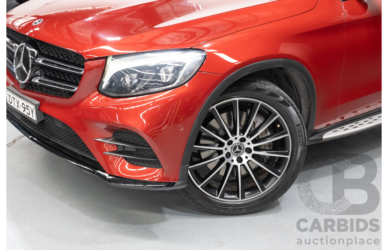 3/2019 Mercedes-Benz GLC 250 AMG Line (AWD) 253 MY19 4d Wagon Hyacinth Red Metallic Turbo 2.0L