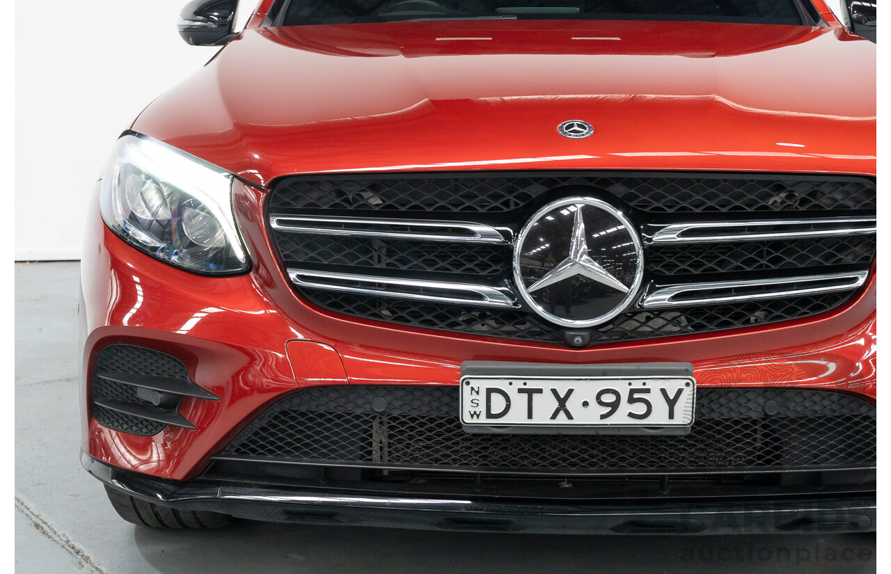 3/2019 Mercedes-Benz GLC 250 AMG Line (AWD) 253 MY19 4d Wagon Hyacinth Red Metallic Turbo 2.0L