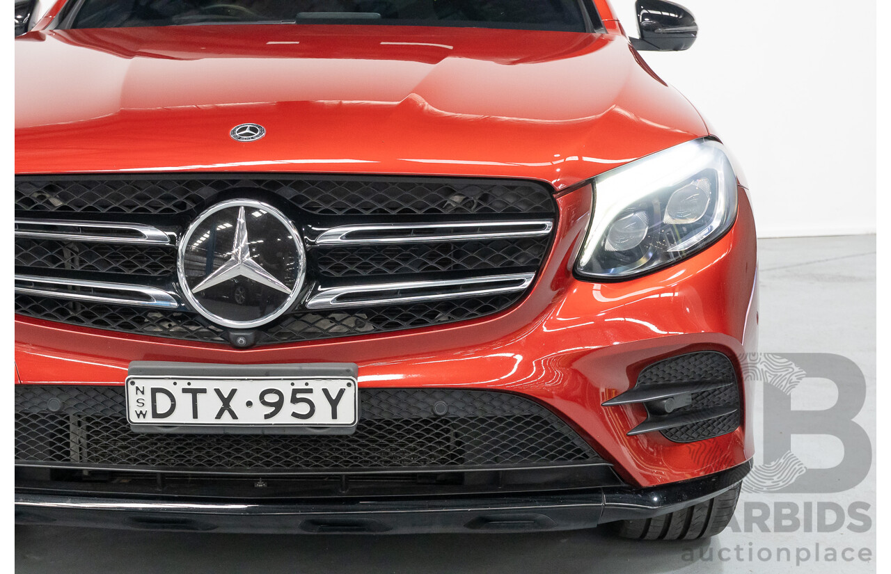 3/2019 Mercedes-Benz GLC 250 AMG Line (AWD) 253 MY19 4d Wagon Hyacinth Red Metallic Turbo 2.0L