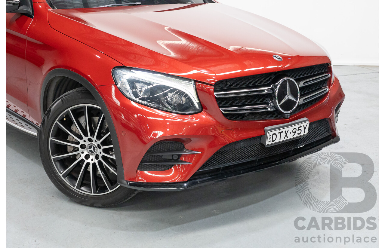 3/2019 Mercedes-Benz GLC 250 AMG Line (AWD) 253 MY19 4d Wagon Hyacinth Red Metallic Turbo 2.0L