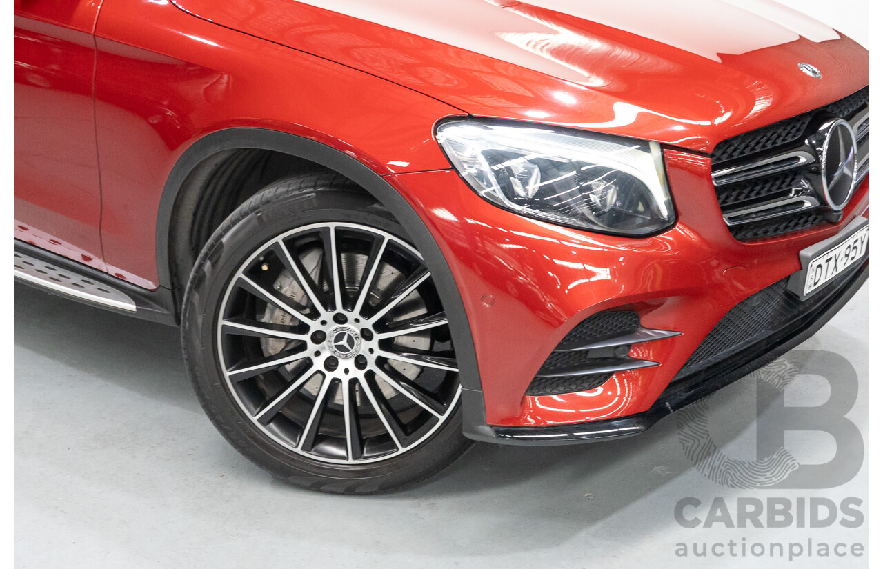 3/2019 Mercedes-Benz GLC 250 AMG Line (AWD) 253 MY19 4d Wagon Hyacinth Red Metallic Turbo 2.0L