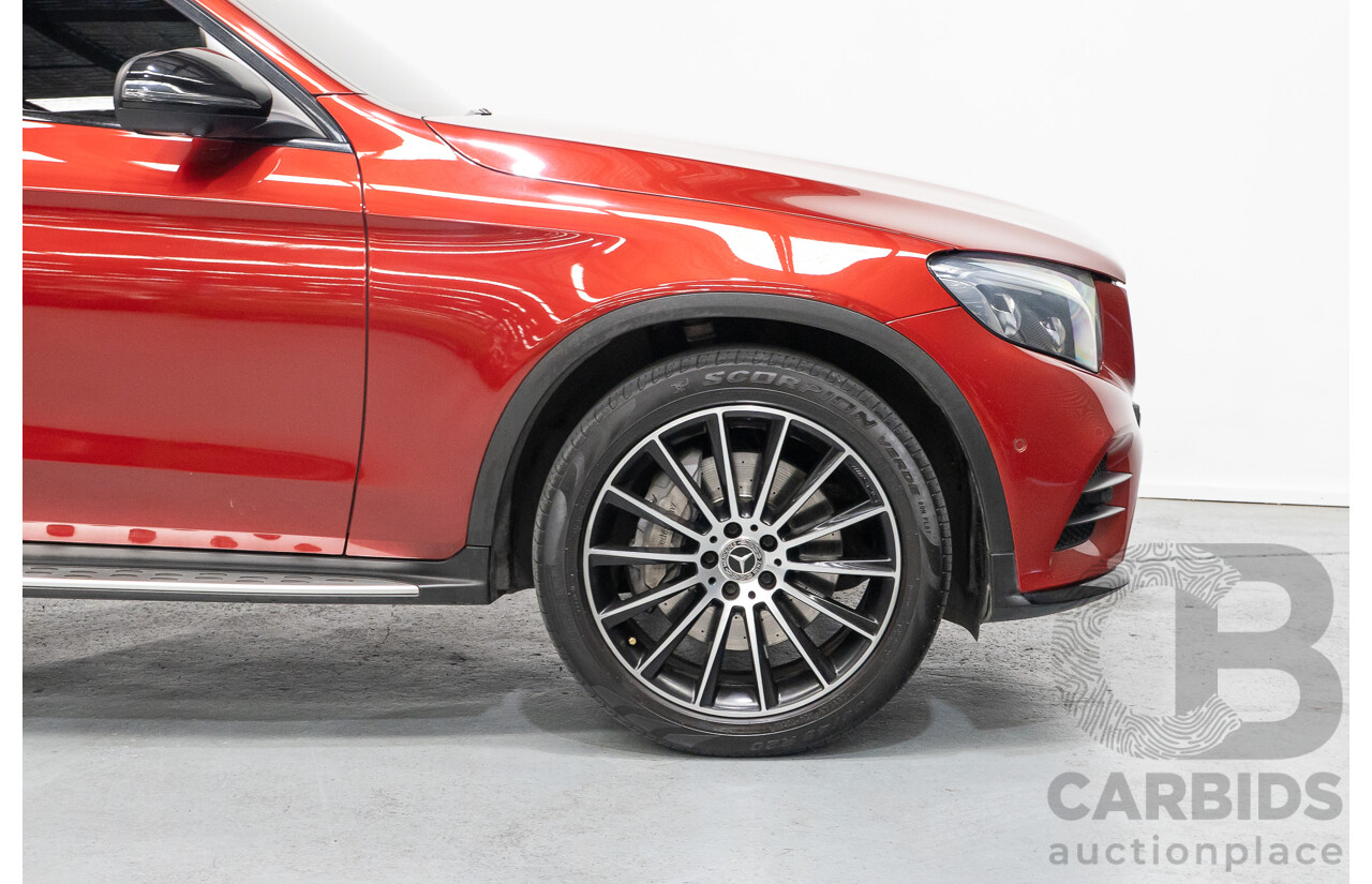 3/2019 Mercedes-Benz GLC 250 AMG Line (AWD) 253 MY19 4d Wagon Hyacinth Red Metallic Turbo 2.0L