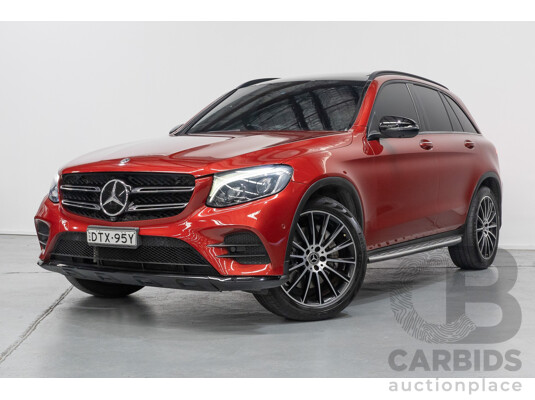 3/2019 Mercedes-Benz GLC 250 AMG Line (AWD) 253 MY19 4d Wagon Hyacinth Red Metallic Turbo 2.0L