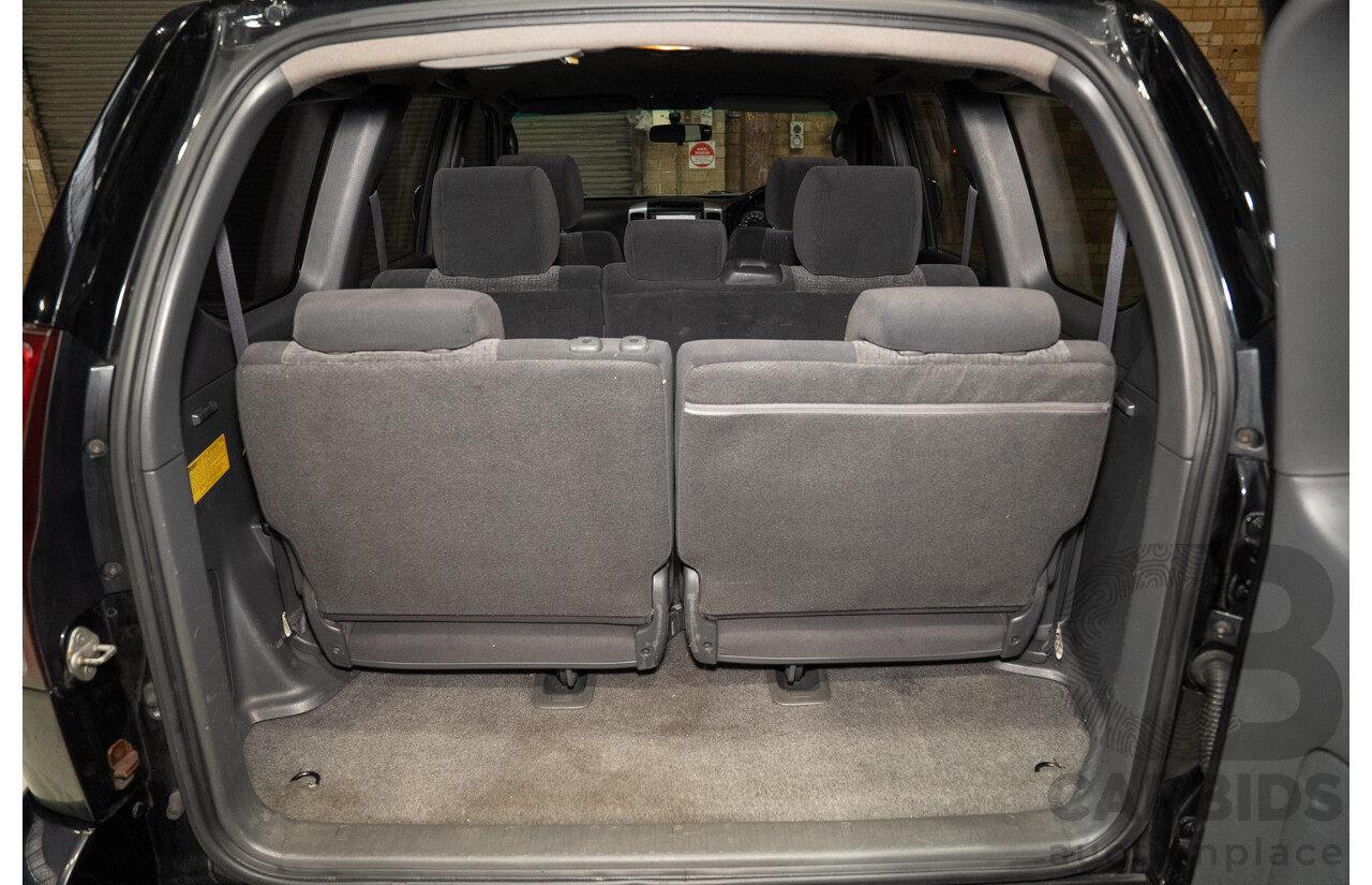 02/2006 Toyota Landcruiser Prado GXL (4x4) KZJ120R 4d Wagon Black 3.0L