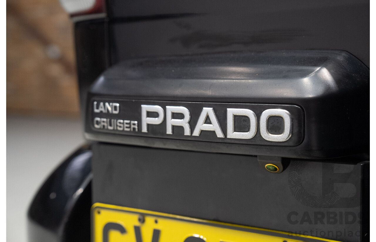 02/2006 Toyota Landcruiser Prado GXL (4x4) KZJ120R 4d Wagon Black 3.0L
