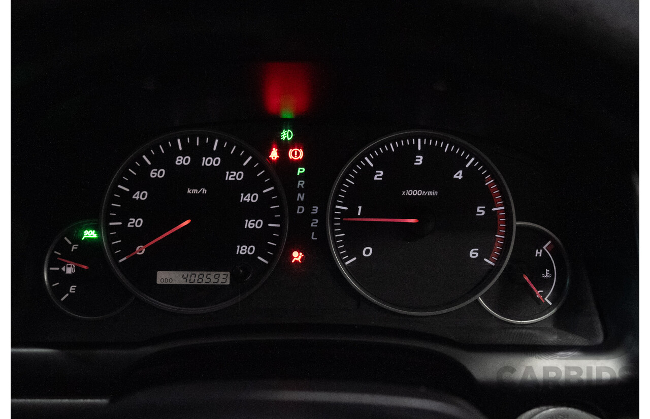 02/2006 Toyota Landcruiser Prado GXL (4x4) KZJ120R 4d Wagon Black 3.0L
