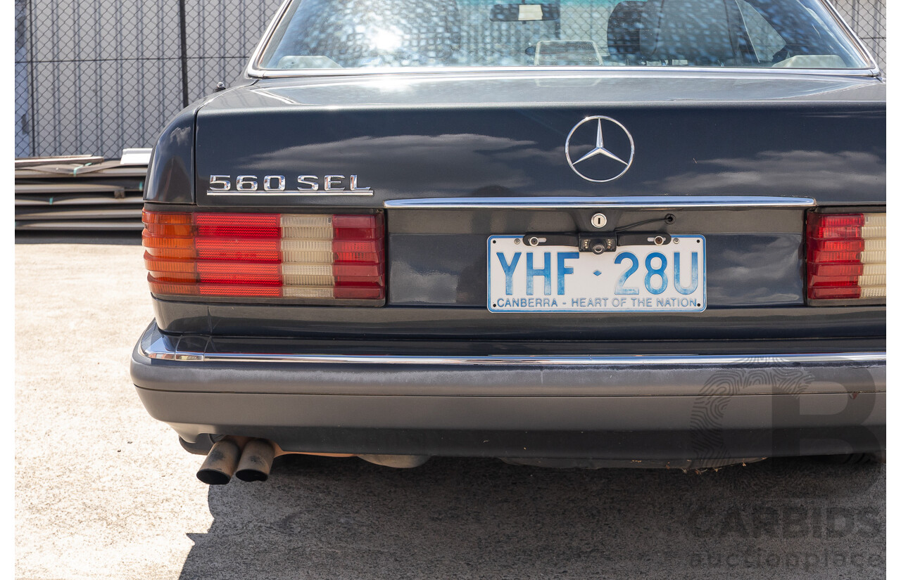 6/1989 Mercedes-Benz 560 SEL W126 4d Sedan Grey V8 5.5L