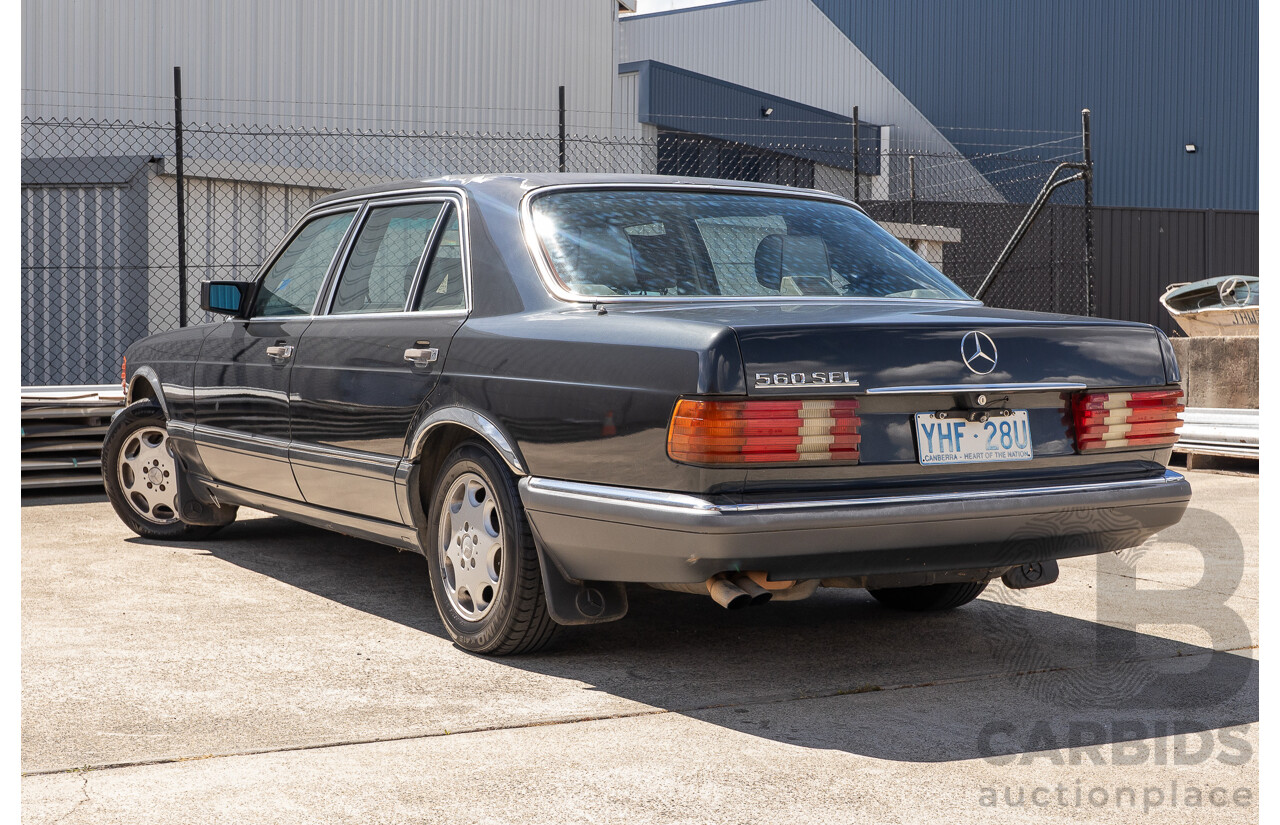 6/1989 Mercedes-Benz 560 SEL W126 4d Sedan Grey V8 5.5L