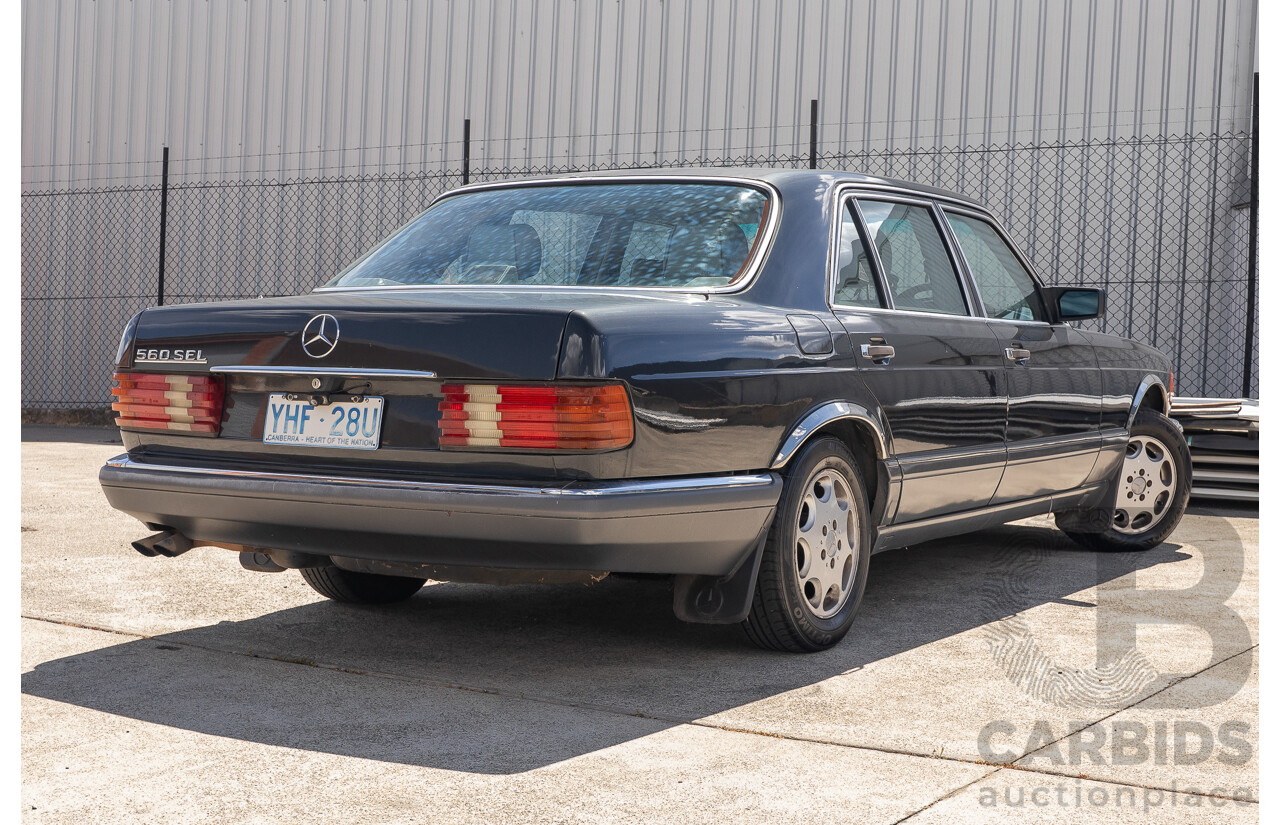 6/1989 Mercedes-Benz 560 SEL W126 4d Sedan Grey V8 5.5L