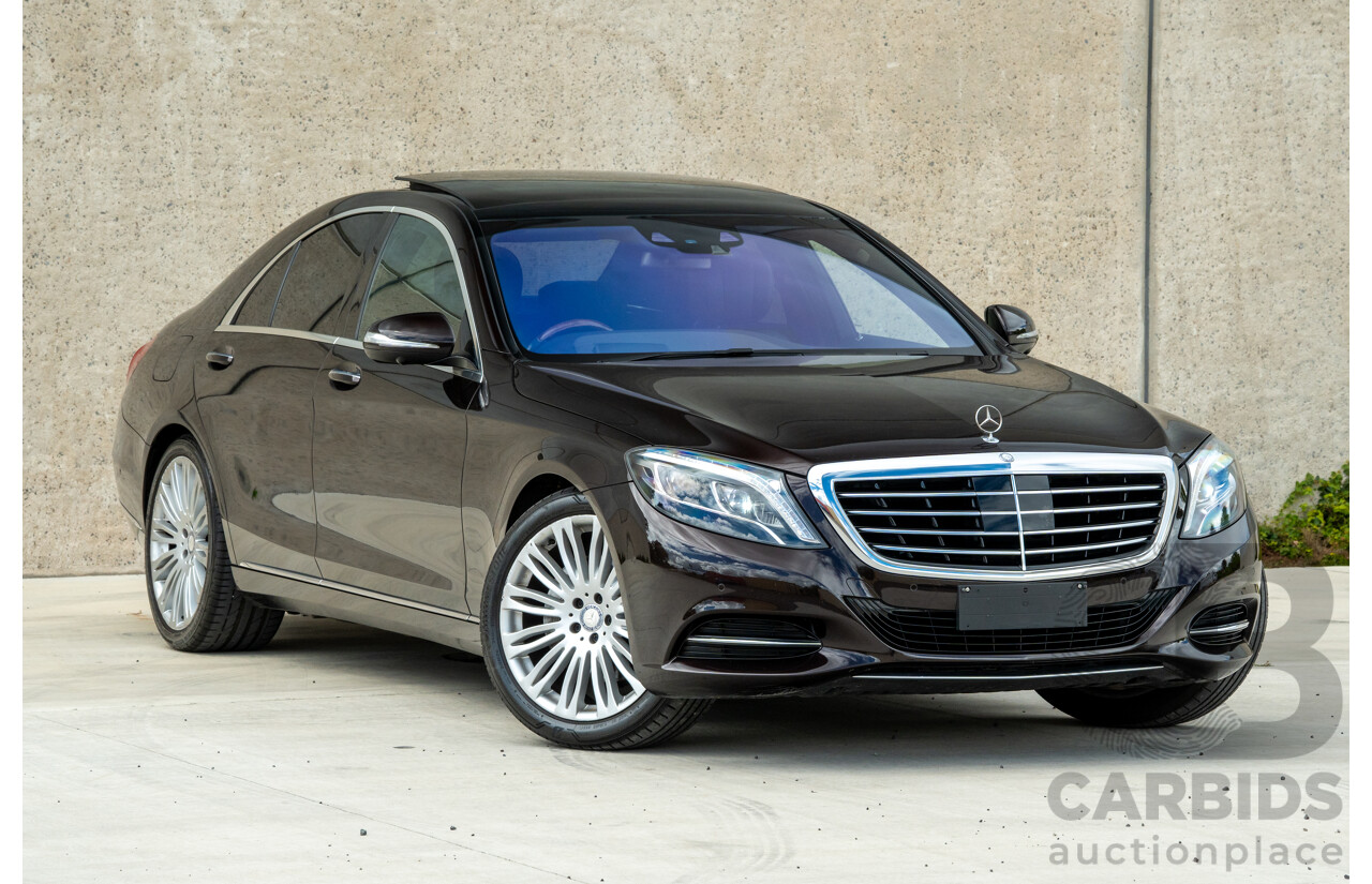4/2016 Mercedes-Benz S350d W222 MY16 4d Sedan Ruby Metallic Turbo Diesel 3.0L