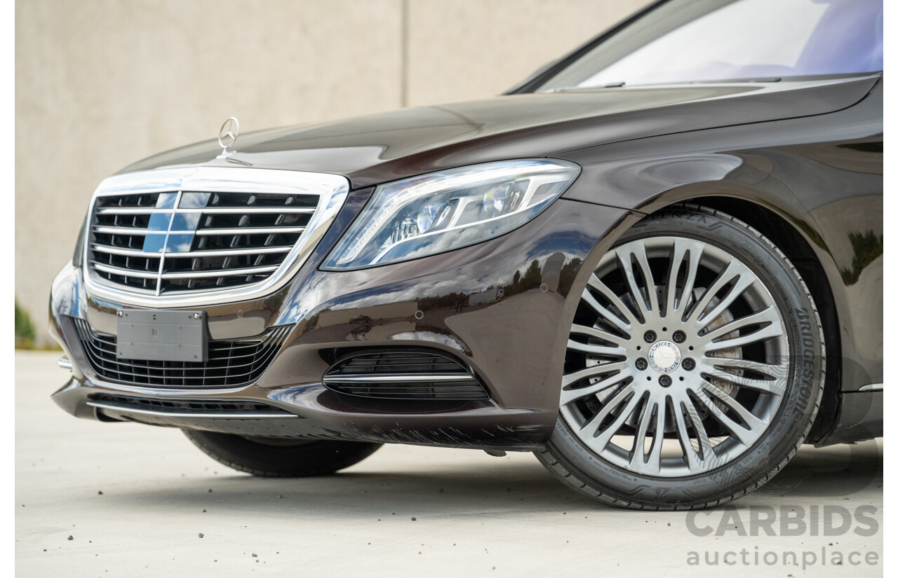 4/2016 Mercedes-Benz S350d W222 MY16 4d Sedan Ruby Metallic Turbo Diesel 3.0L