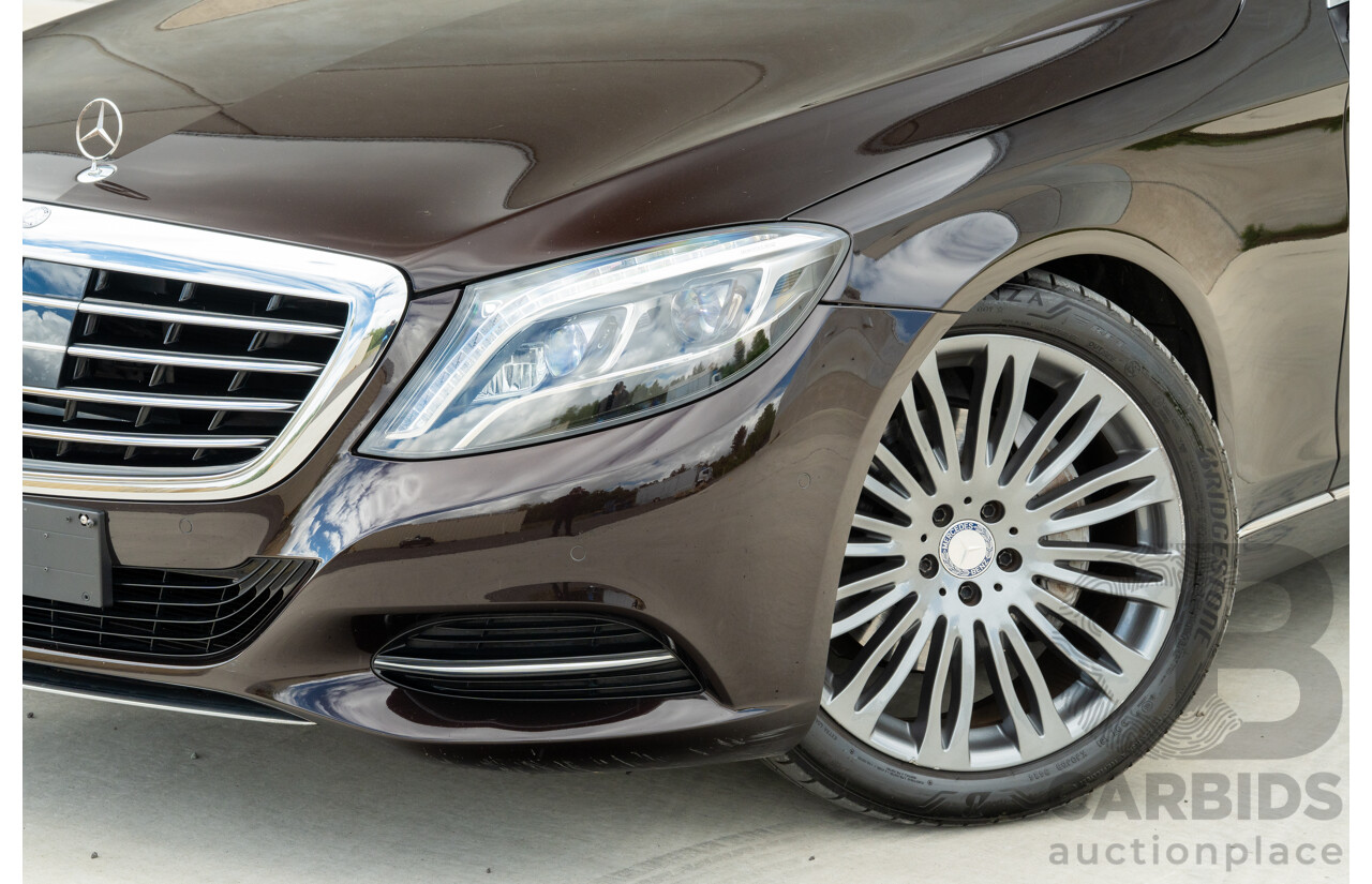 4/2016 Mercedes-Benz S350d W222 MY16 4d Sedan Ruby Metallic Turbo Diesel 3.0L