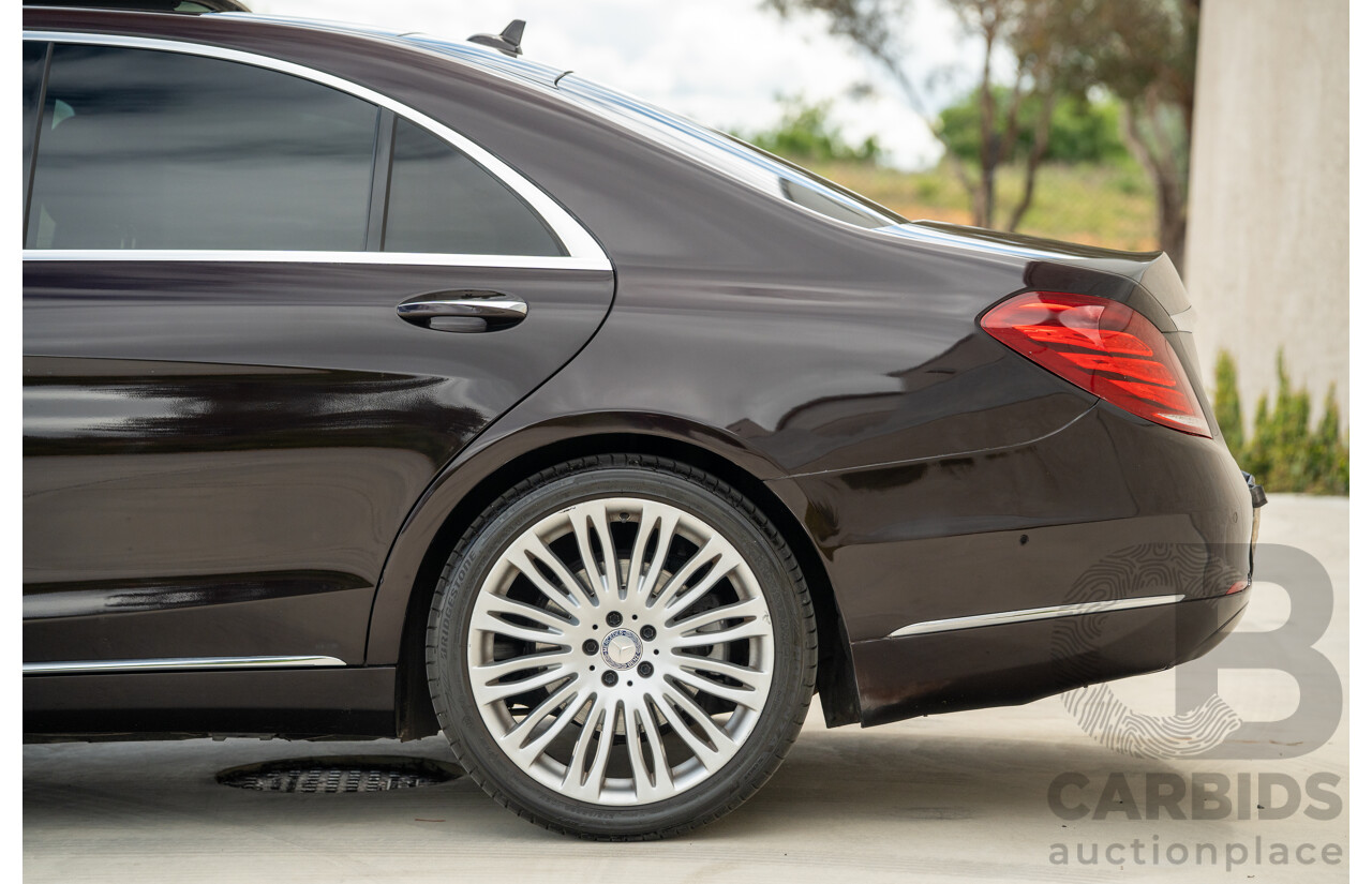 4/2016 Mercedes-Benz S350d W222 MY16 4d Sedan Ruby Metallic Turbo Diesel 3.0L