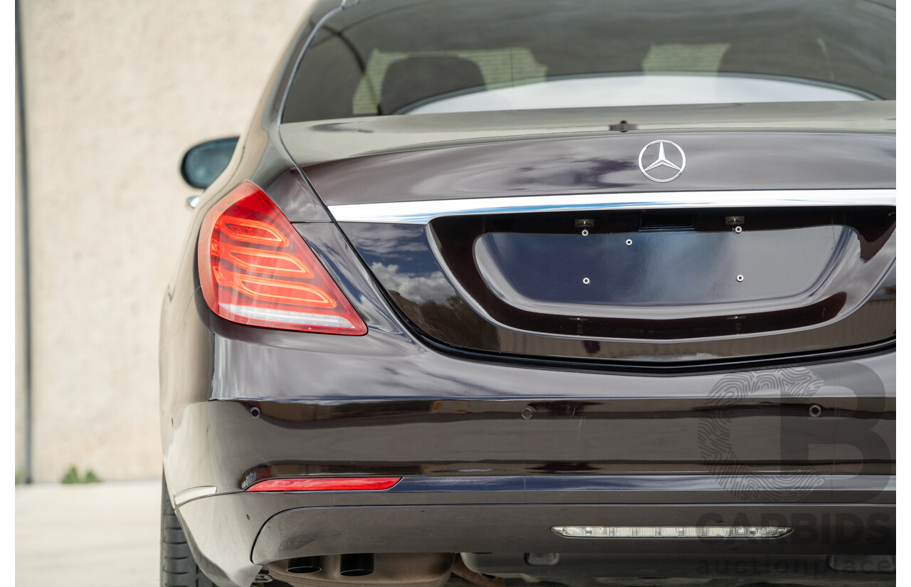 4/2016 Mercedes-Benz S350d W222 MY16 4d Sedan Ruby Metallic Turbo Diesel 3.0L