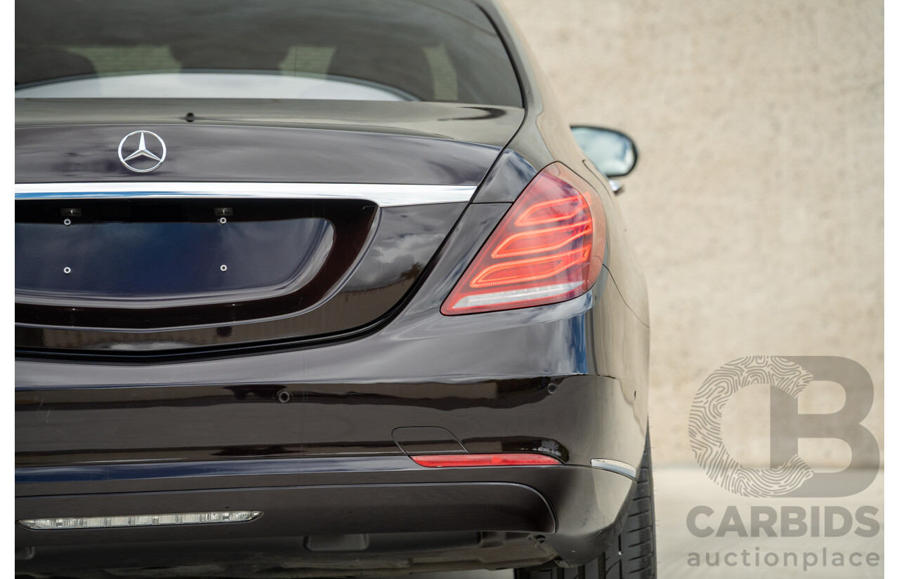 4/2016 Mercedes-Benz S350d W222 MY16 4d Sedan Ruby Metallic Turbo Diesel 3.0L