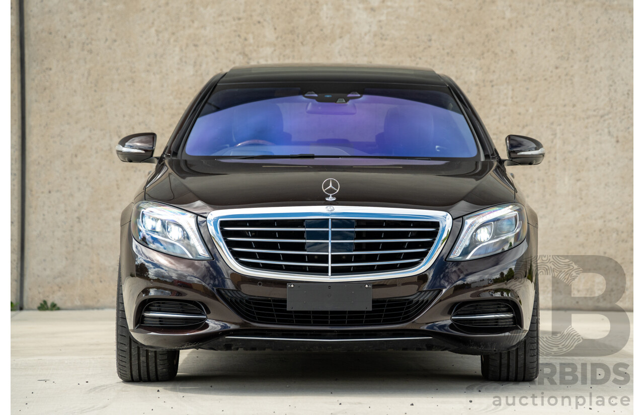 4/2016 Mercedes-Benz S350d W222 MY16 4d Sedan Ruby Metallic Turbo Diesel 3.0L