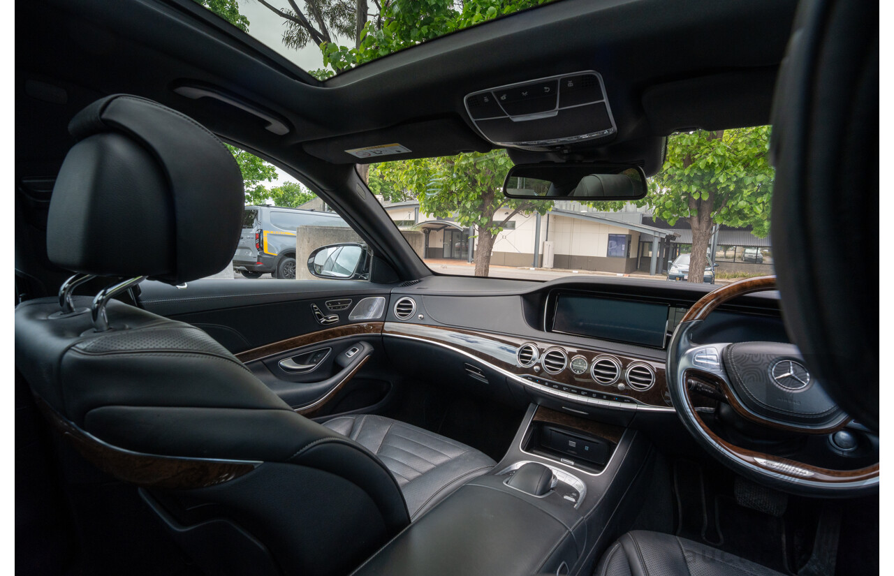 4/2016 Mercedes-Benz S350d W222 MY16 4d Sedan Ruby Metallic Turbo Diesel 3.0L