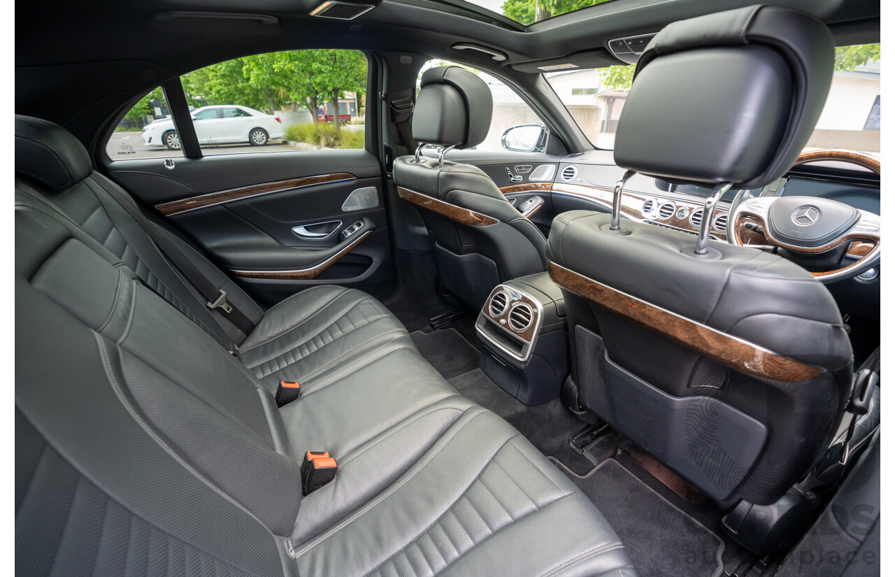 4/2016 Mercedes-Benz S350d W222 MY16 4d Sedan Ruby Metallic Turbo Diesel 3.0L