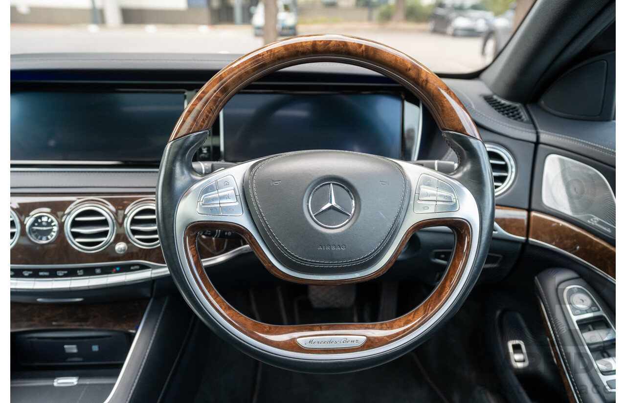 4/2016 Mercedes-Benz S350d W222 MY16 4d Sedan Ruby Metallic Turbo Diesel 3.0L