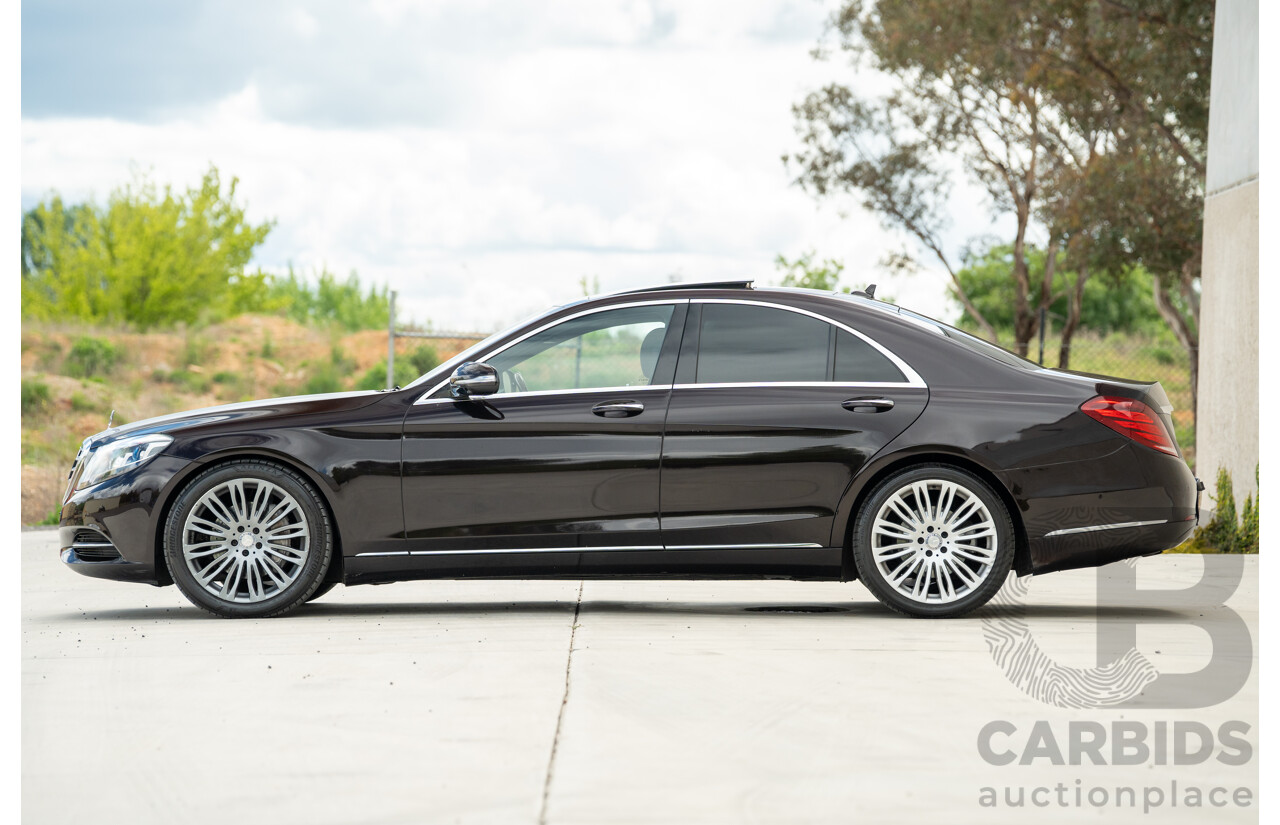 4/2016 Mercedes-Benz S350d W222 MY16 4d Sedan Ruby Metallic Turbo Diesel 3.0L