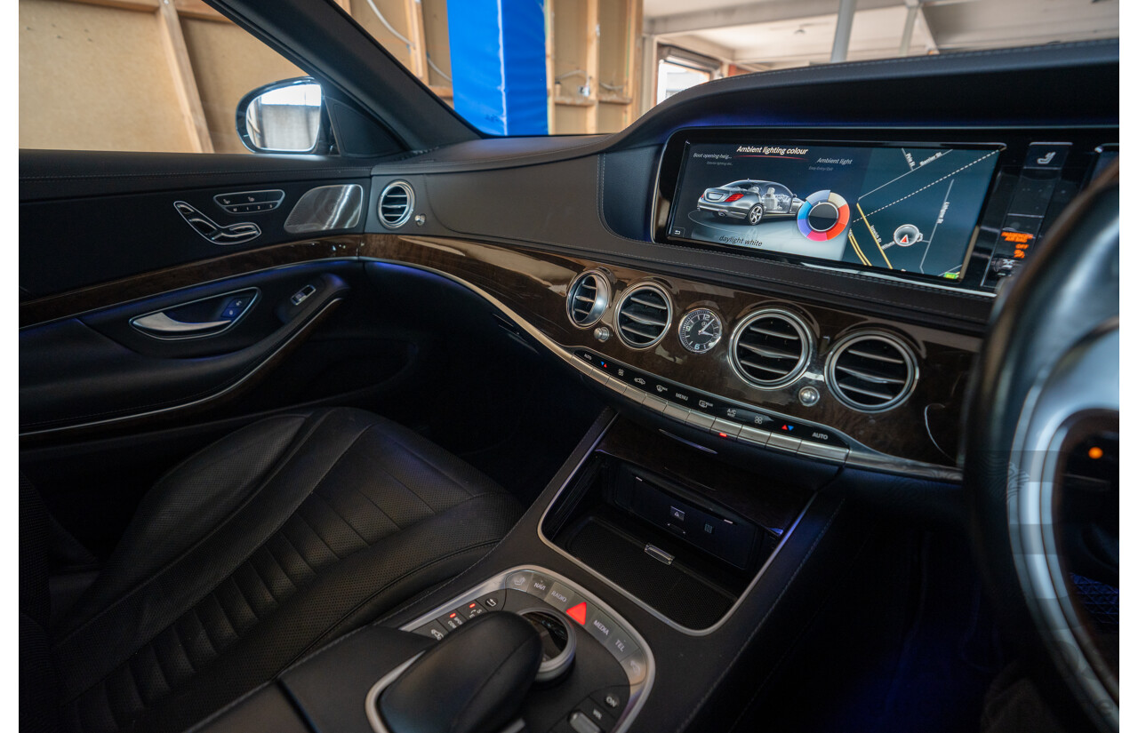 4/2016 Mercedes-Benz S350d W222 MY16 4d Sedan Ruby Metallic Turbo Diesel 3.0L