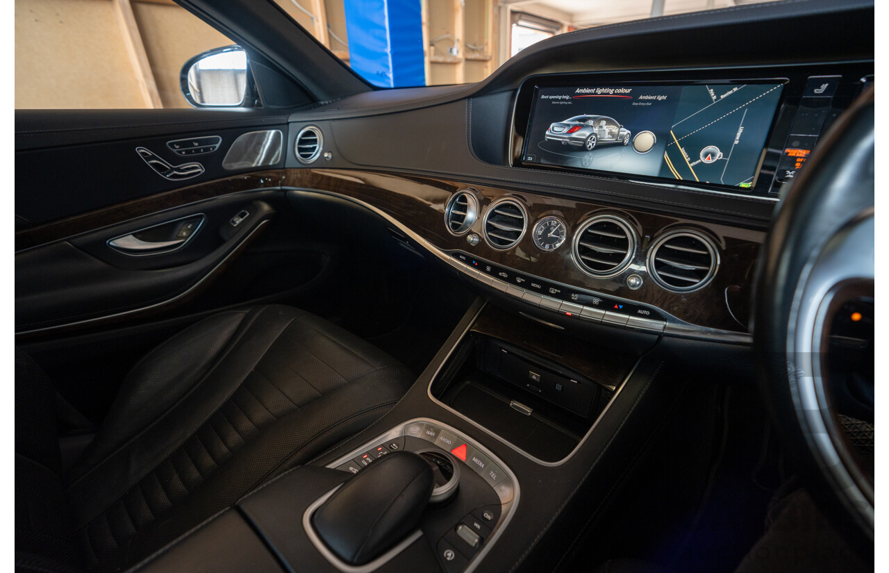 4/2016 Mercedes-Benz S350d W222 MY16 4d Sedan Ruby Metallic Turbo Diesel 3.0L