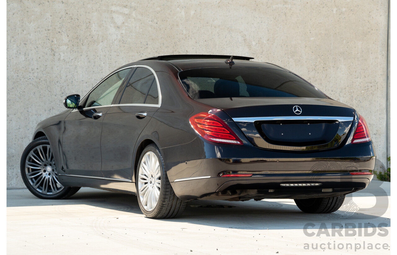 4/2016 Mercedes-Benz S350d W222 MY16 4d Sedan Ruby Metallic Turbo Diesel 3.0L