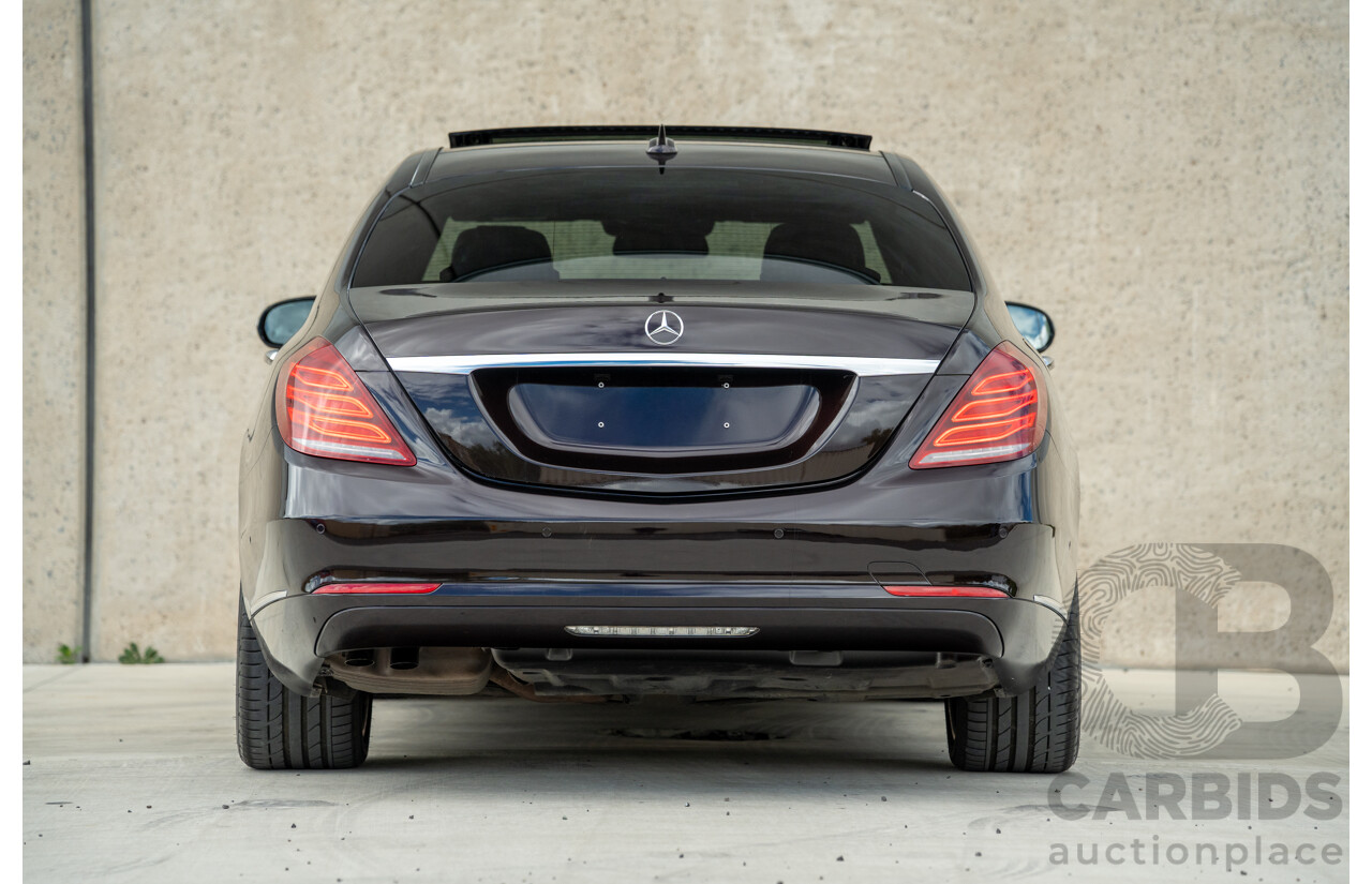 4/2016 Mercedes-Benz S350d W222 MY16 4d Sedan Ruby Metallic Turbo Diesel 3.0L