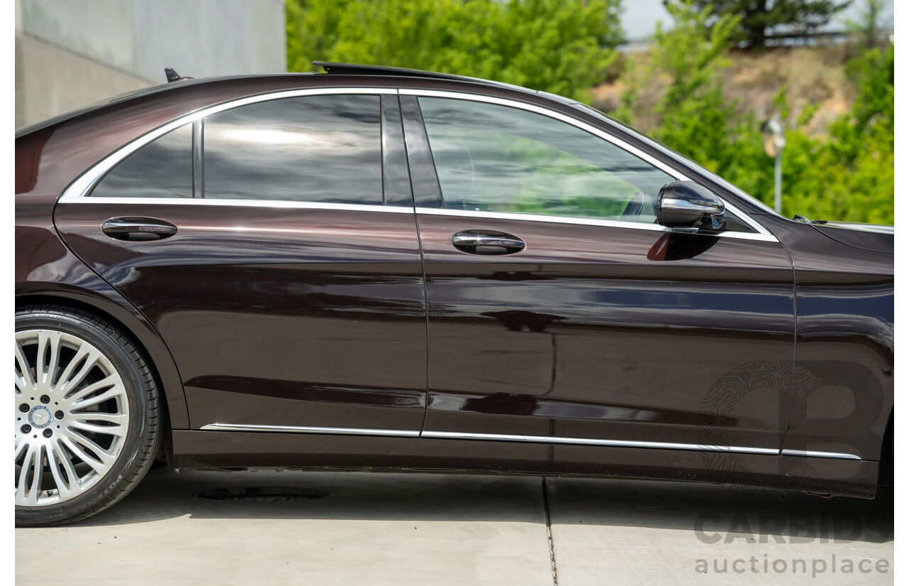 4/2016 Mercedes-Benz S350d W222 MY16 4d Sedan Ruby Metallic Turbo Diesel 3.0L