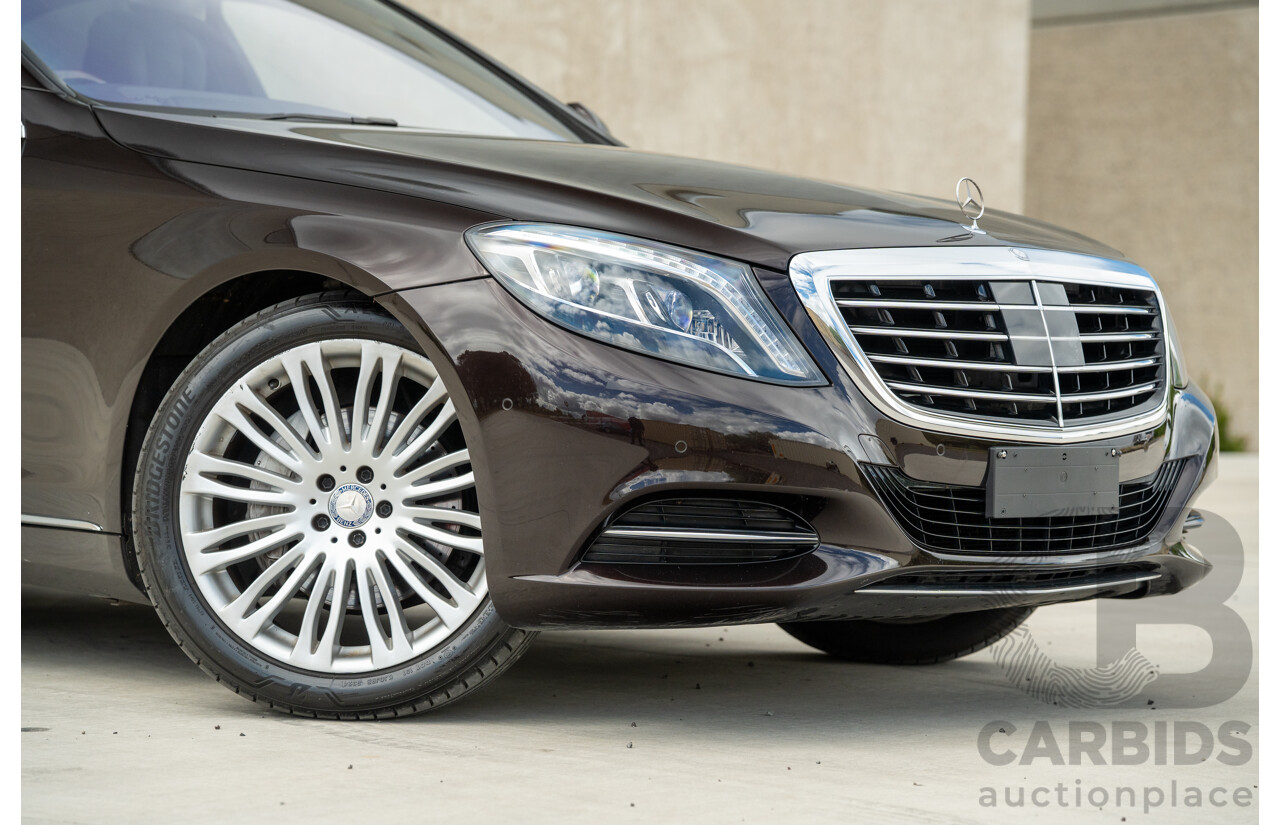 4/2016 Mercedes-Benz S350d W222 MY16 4d Sedan Ruby Metallic Turbo Diesel 3.0L