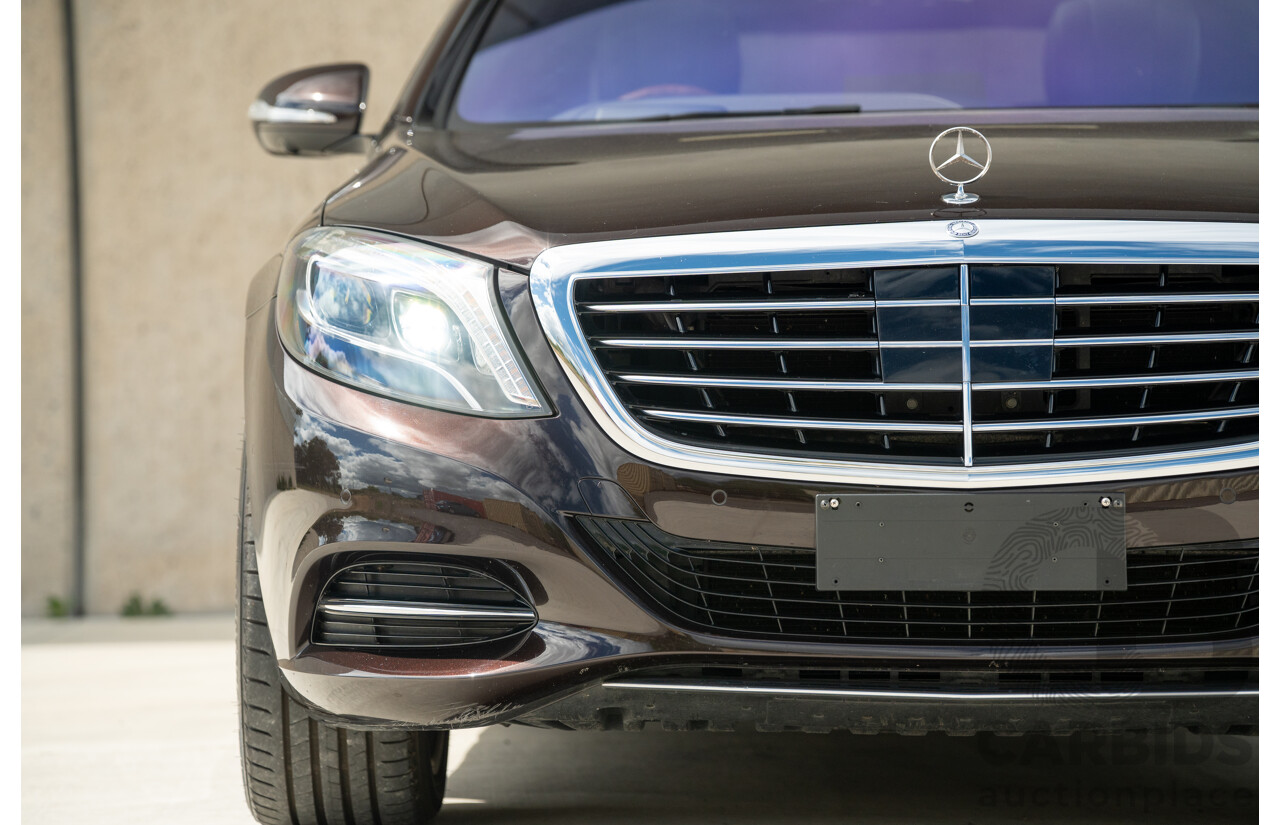 4/2016 Mercedes-Benz S350d W222 MY16 4d Sedan Ruby Metallic Turbo Diesel 3.0L