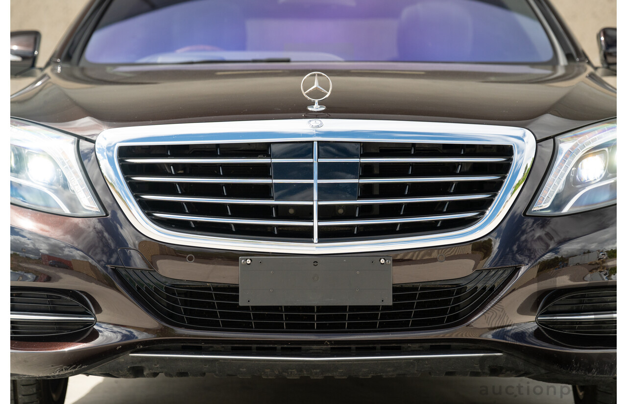 4/2016 Mercedes-Benz S350d W222 MY16 4d Sedan Ruby Metallic Turbo Diesel 3.0L