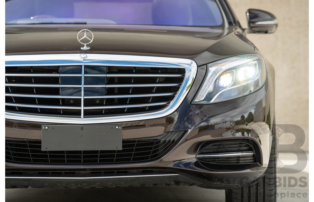 4/2016 Mercedes-Benz S350d W222 MY16 4d Sedan Ruby Metallic Turbo Diesel 3.0L