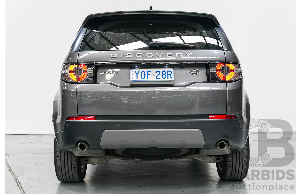 8/2018 Land Rover Discovery Sport TD4 SE (AWD) L550 MY18 4d Wagon Corris Grey Metallic Turbo Diesel 2.0L - 7 Seater