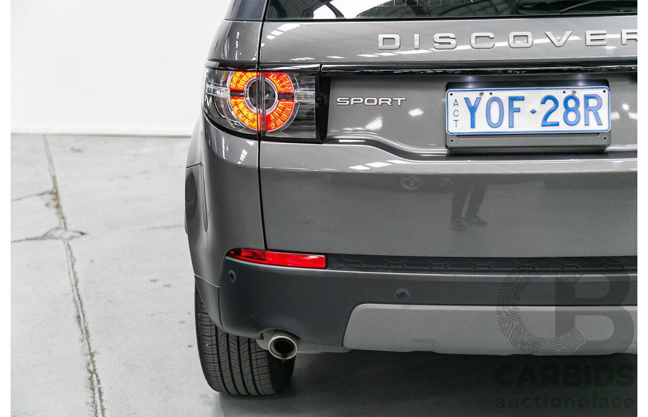 8/2018 Land Rover Discovery Sport TD4 SE (AWD) L550 MY18 4d Wagon Corris Grey Metallic Turbo Diesel 2.0L - 7 Seater