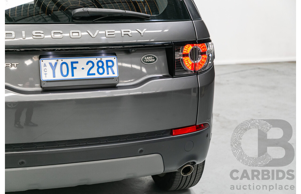 8/2018 Land Rover Discovery Sport TD4 SE (AWD) L550 MY18 4d Wagon Corris Grey Metallic Turbo Diesel 2.0L - 7 Seater