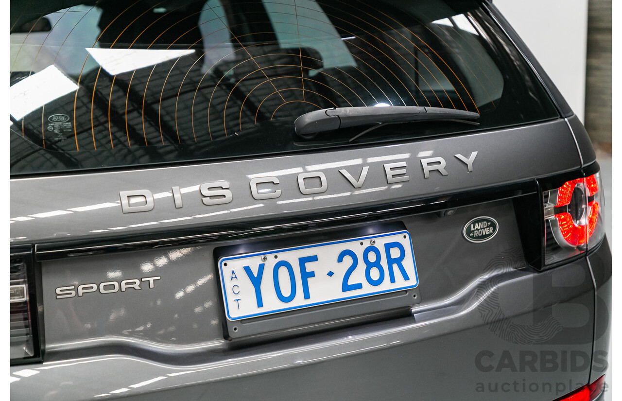 8/2018 Land Rover Discovery Sport TD4 SE (AWD) L550 MY18 4d Wagon Corris Grey Metallic Turbo Diesel 2.0L - 7 Seater