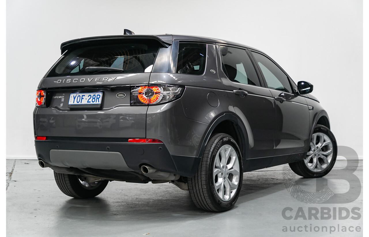 8/2018 Land Rover Discovery Sport TD4 SE (AWD) L550 MY18 4d Wagon Corris Grey Metallic Turbo Diesel 2.0L - 7 Seater